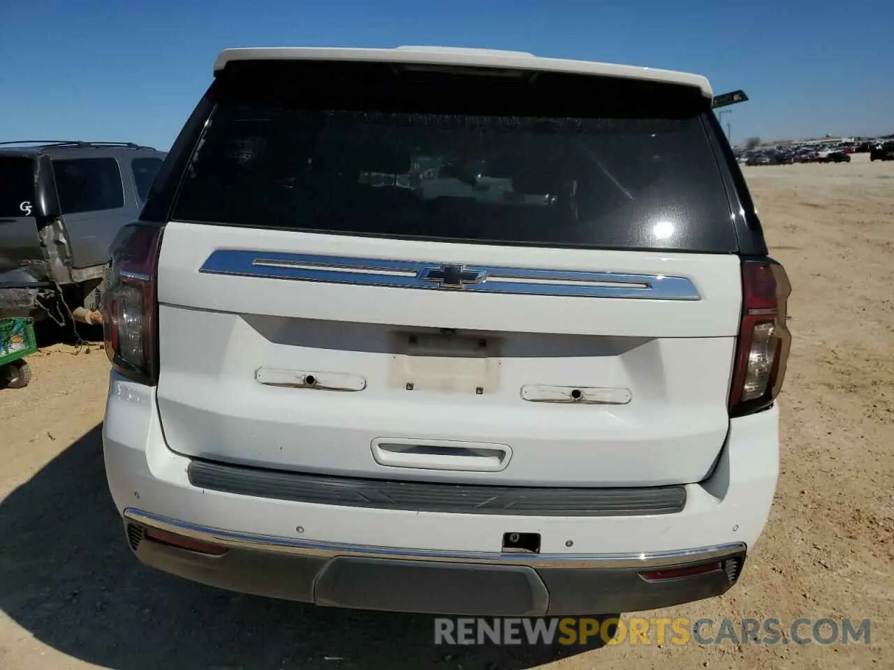 6 fotografías del automóvil dañado 1GBSCLED0MR297435 CHEVROLET TAHOE 2021