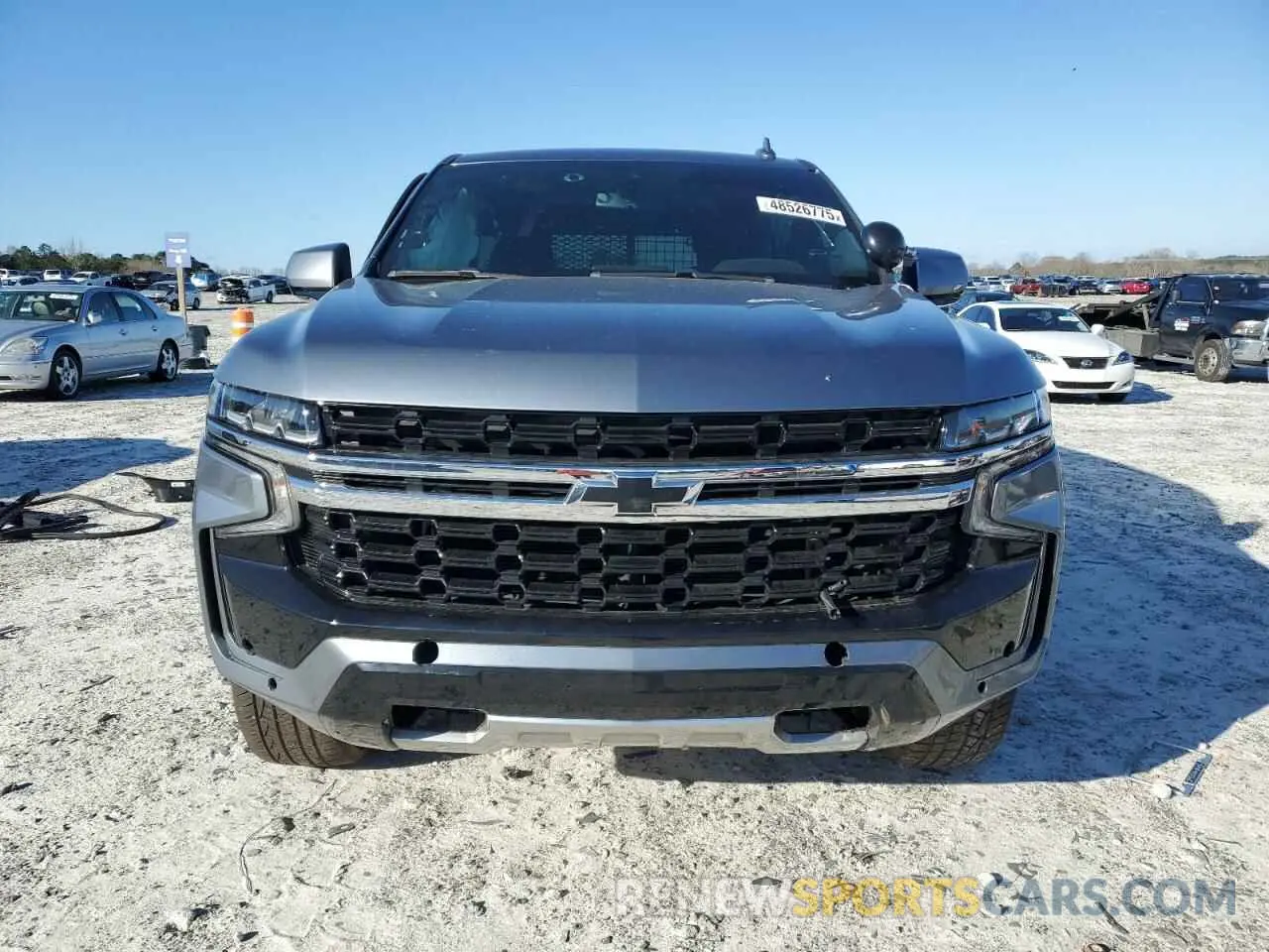 5 fotografías del automóvil dañado 1GNSCLED3MR382076 CHEVROLET TAHOE 2021