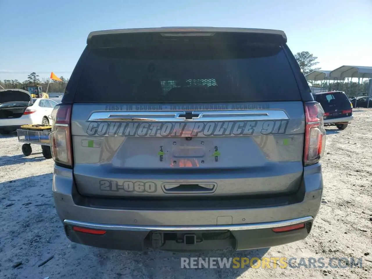 6 fotografías del automóvil dañado 1GNSCLED3MR382076 CHEVROLET TAHOE 2021