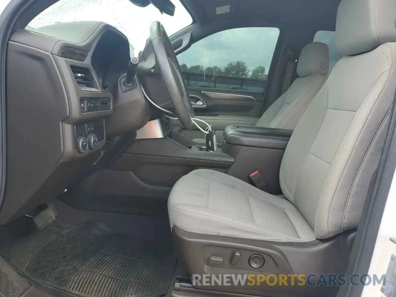 7 fotografías del automóvil dañado 1GNSCMKD5MR381599 CHEVROLET TAHOE 2021
