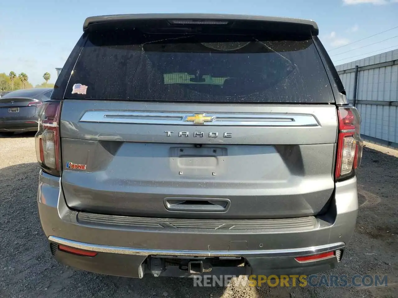 6 fotografías del automóvil dañado 1GNSCMKD8MR454528 CHEVROLET TAHOE 2021