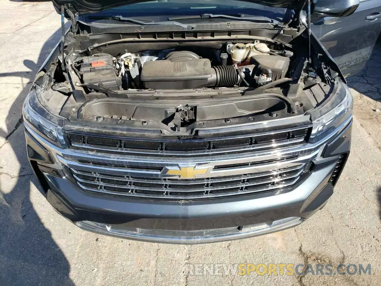 12 fotografías del automóvil dañado 1GNSCNKD0MR222527 CHEVROLET TAHOE 2021