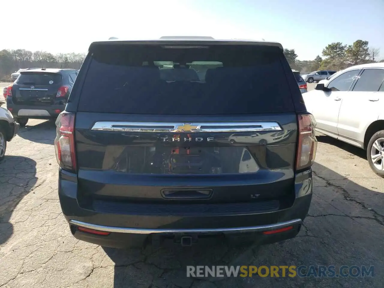 6 fotografías del automóvil dañado 1GNSCNKD0MR222527 CHEVROLET TAHOE 2021