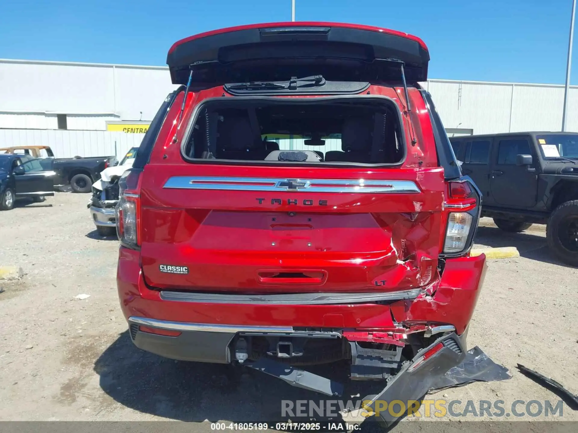 16 fotografías del automóvil dañado 1GNSCNKD1MR316397 CHEVROLET TAHOE 2021