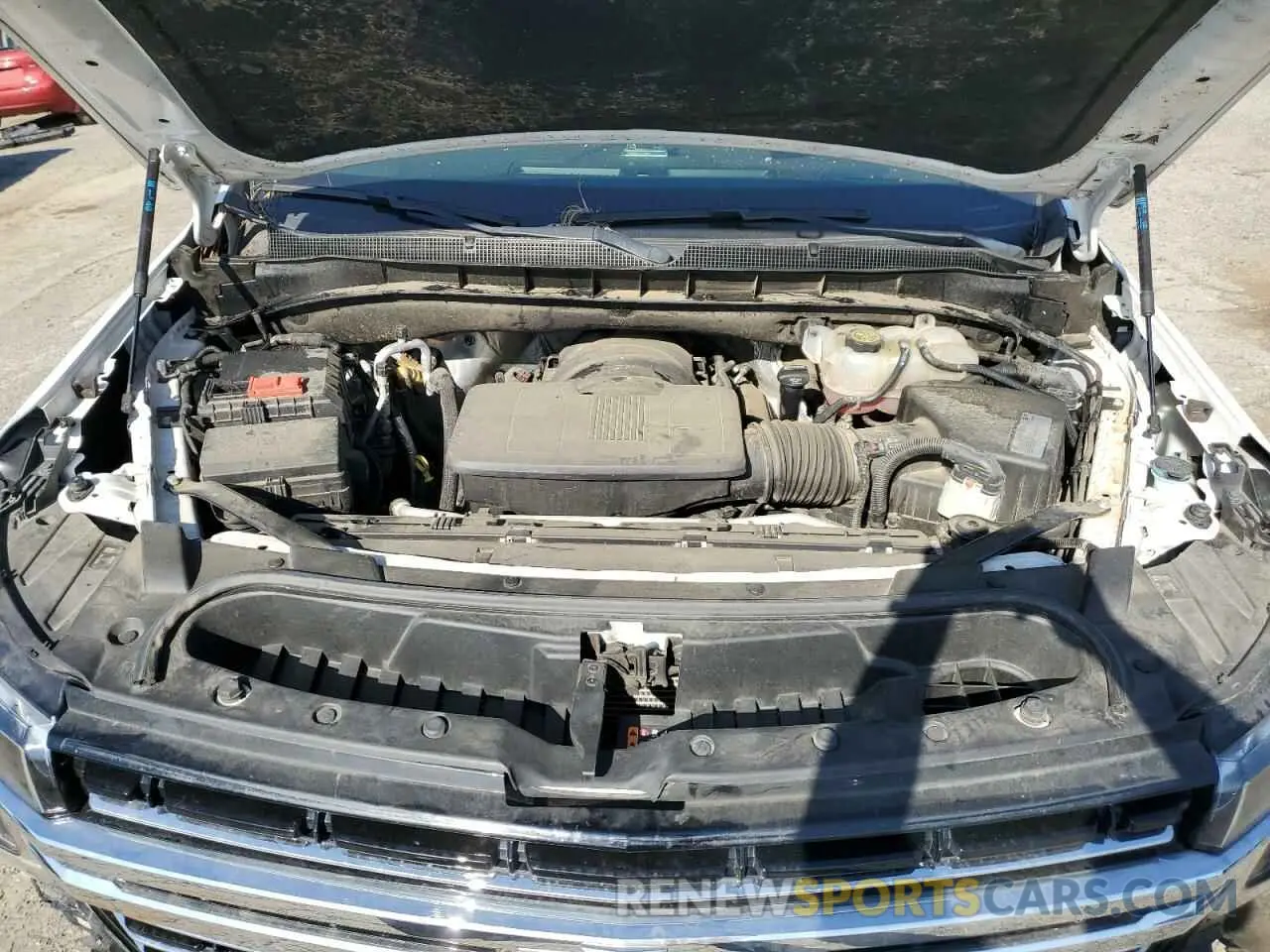 13 fotografías del automóvil dañado 1GNSCNKD1MR363008 CHEVROLET TAHOE 2021