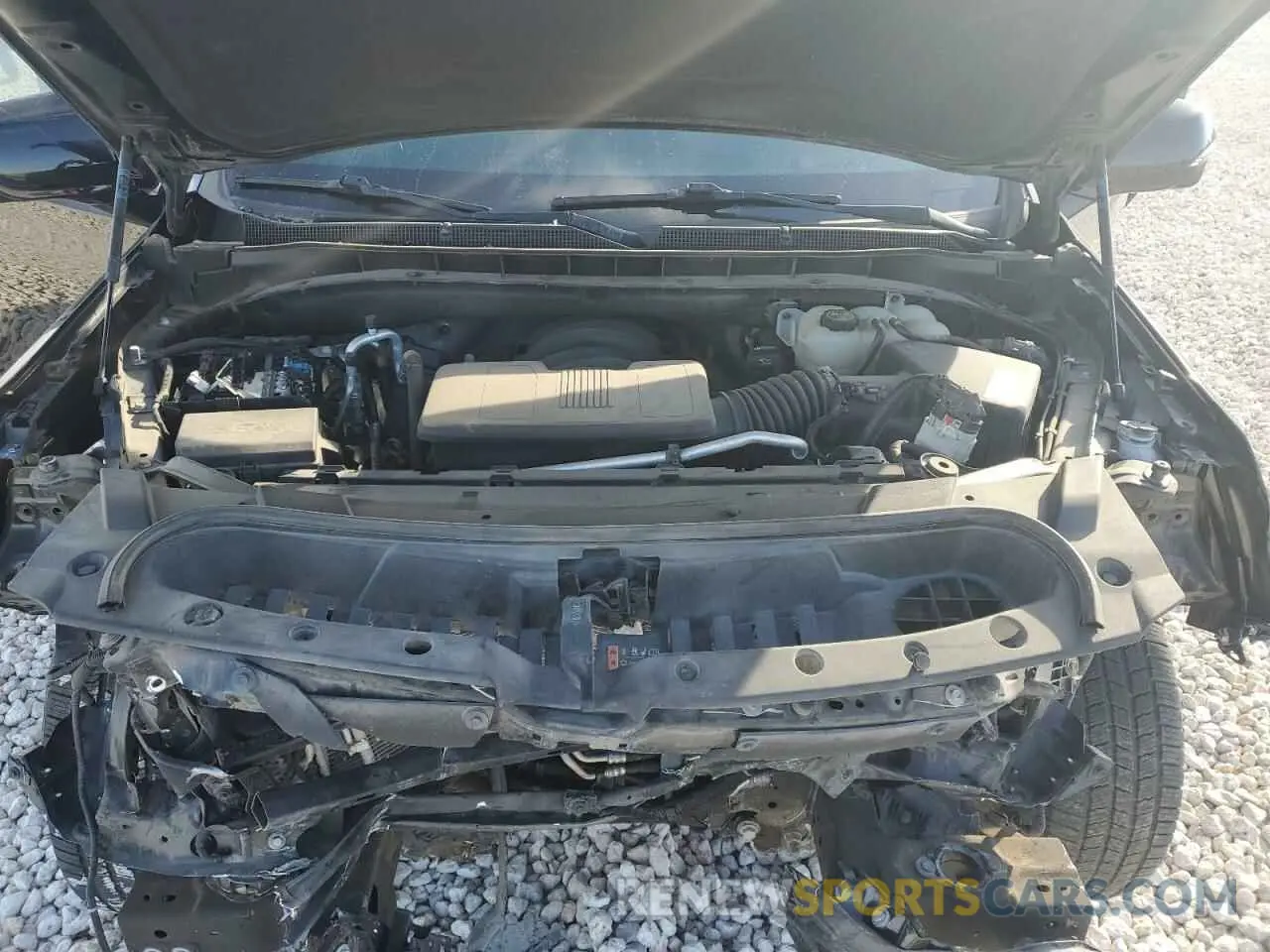 14 fotografías del automóvil dañado 1GNSCNKD7MR136017 CHEVROLET TAHOE 2021