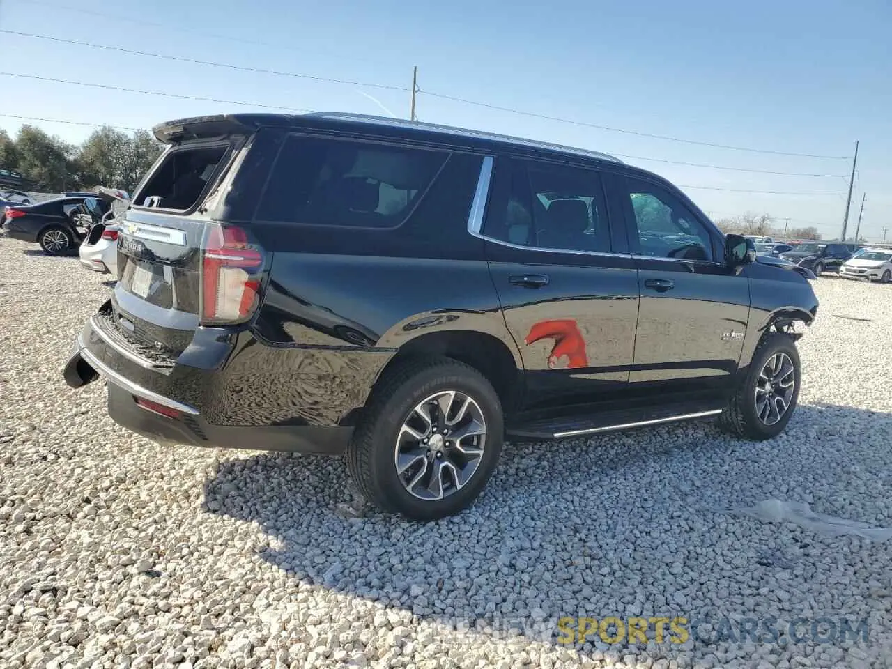 3 fotografías del automóvil dañado 1GNSCNKD7MR136017 CHEVROLET TAHOE 2021