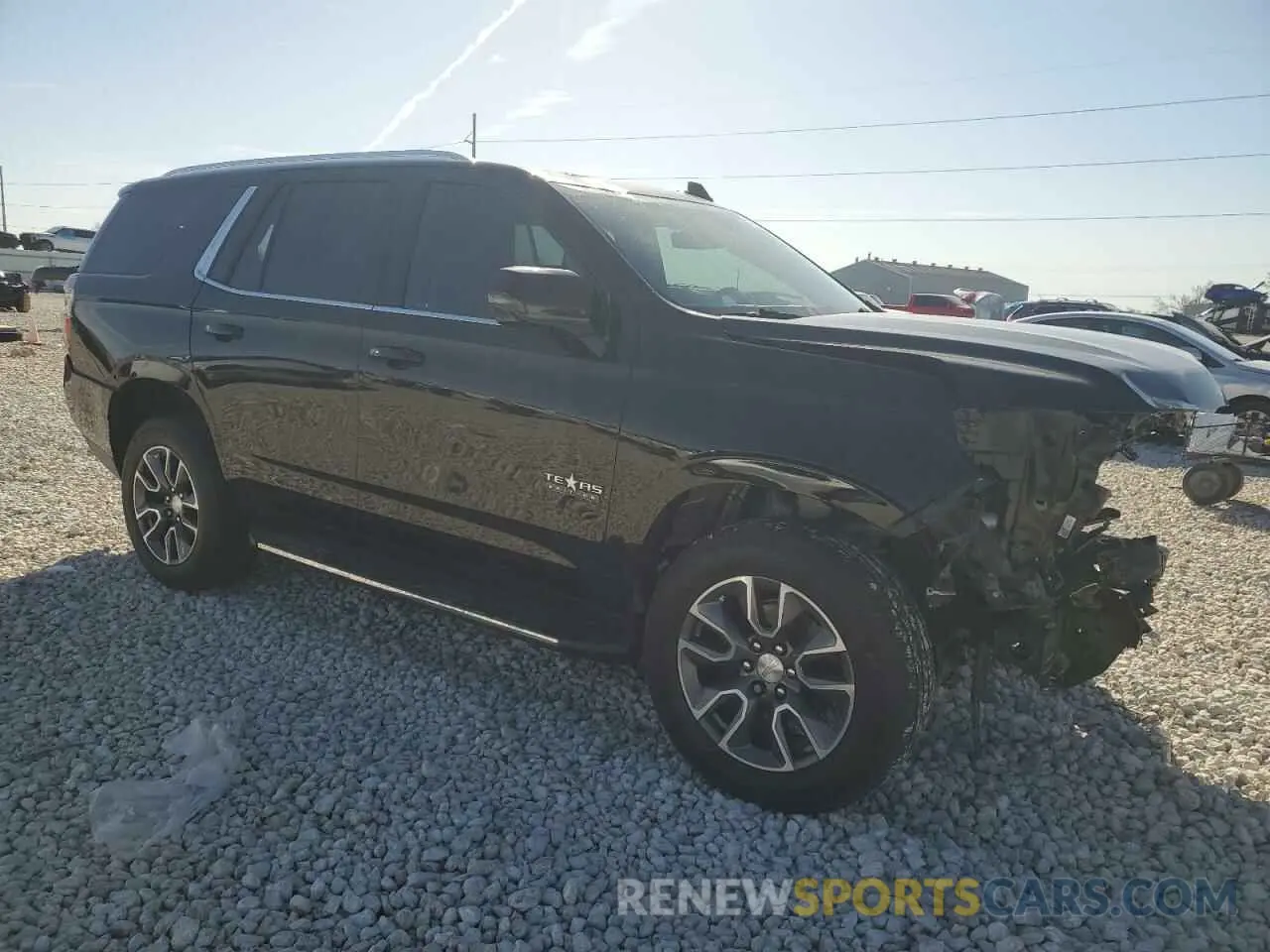 4 fotografías del automóvil dañado 1GNSCNKD7MR136017 CHEVROLET TAHOE 2021