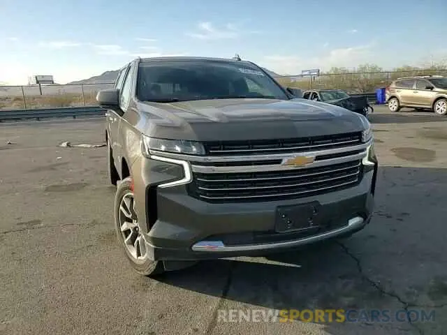 11 fotografías del automóvil dañado 1GNSCNKD8MR377195 CHEVROLET TAHOE 2021