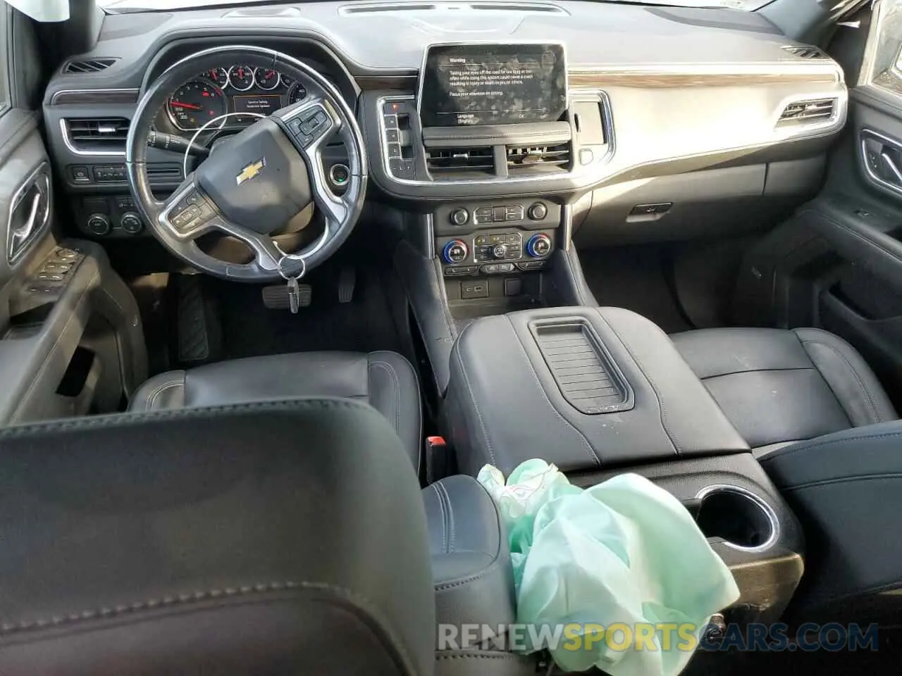 8 fotografías del automóvil dañado 1GNSCNKD8MR377195 CHEVROLET TAHOE 2021