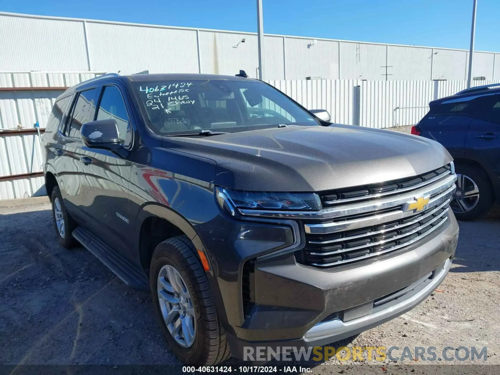 1 fotografías del automóvil dañado 1GNSCNKD9MR266140 CHEVROLET TAHOE 2021