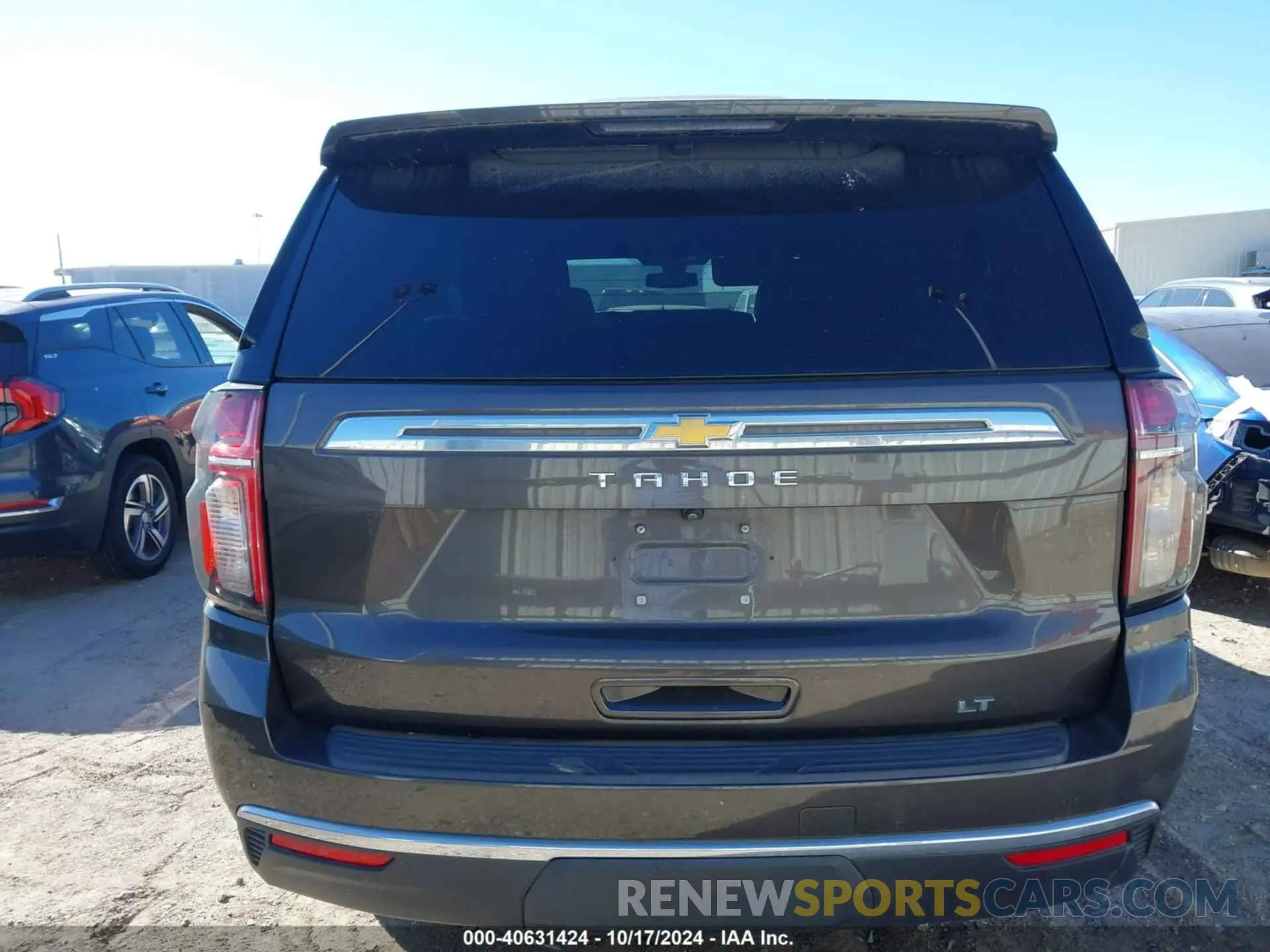 15 fotografías del automóvil dañado 1GNSCNKD9MR266140 CHEVROLET TAHOE 2021