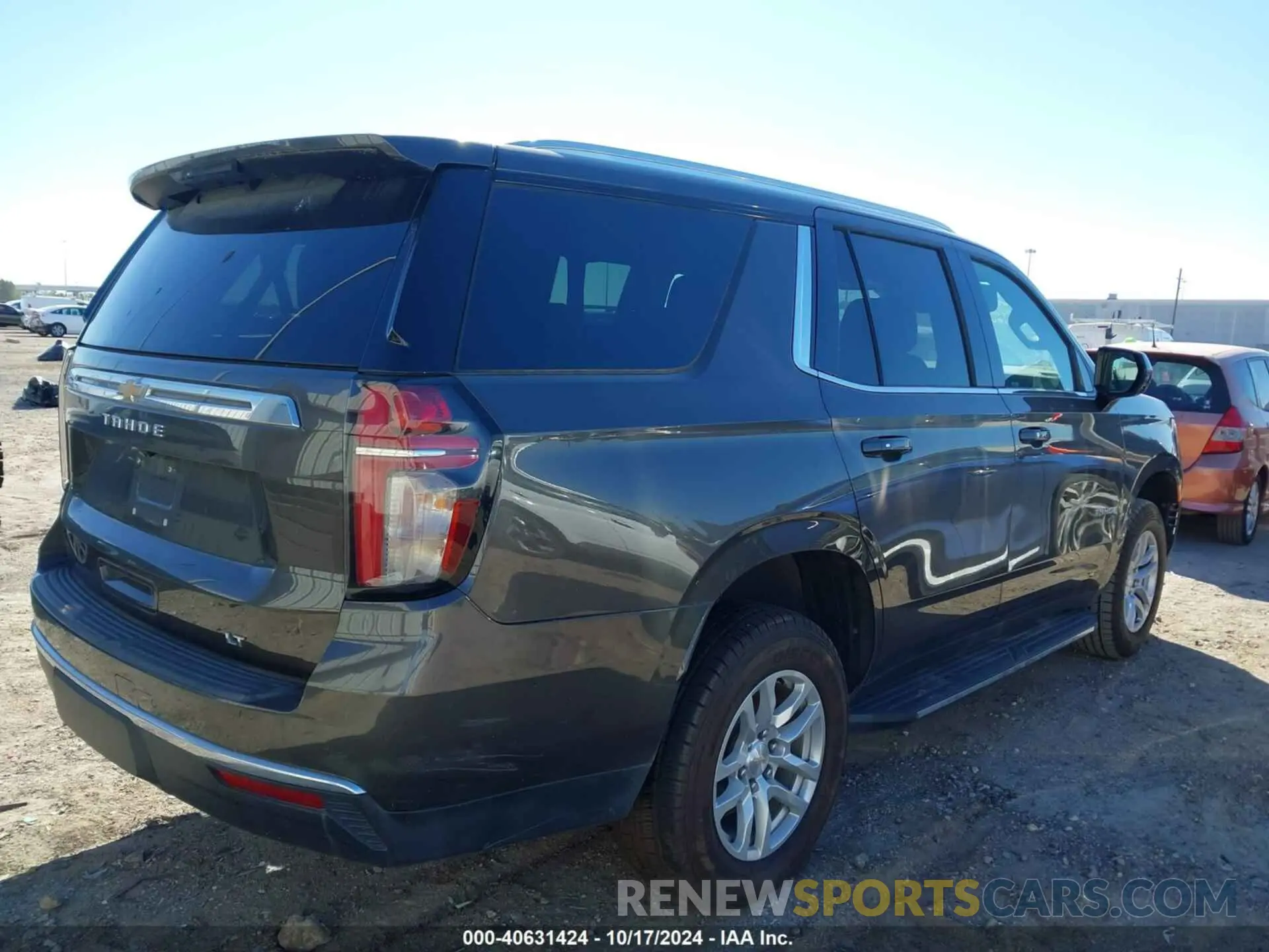4 fotografías del automóvil dañado 1GNSCNKD9MR266140 CHEVROLET TAHOE 2021