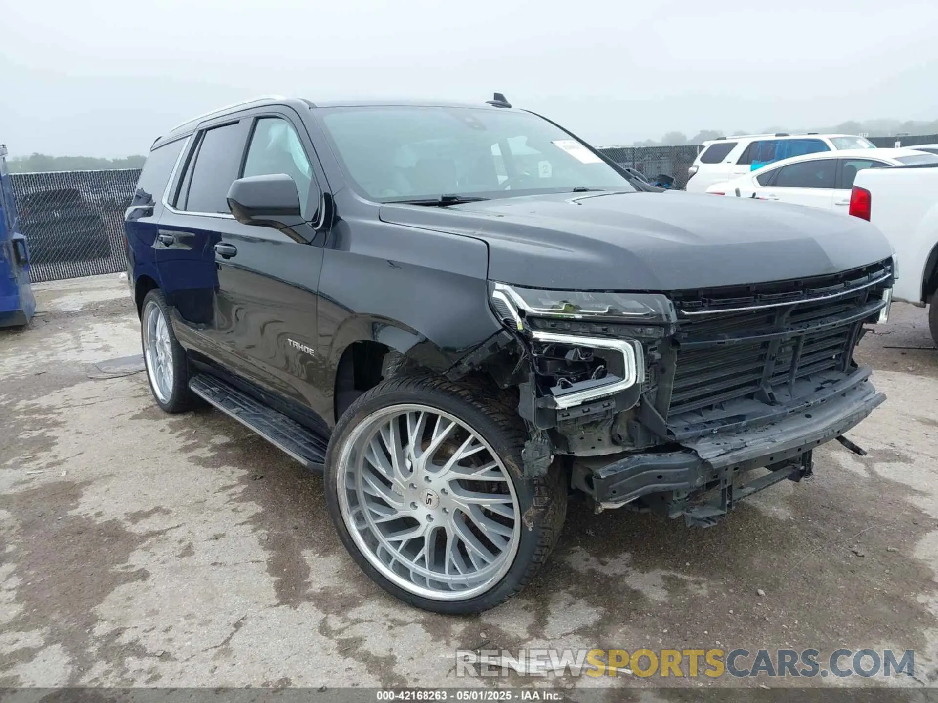 1 fotografías del automóvil dañado 1GNSCNKDXMR172381 CHEVROLET TAHOE 2021