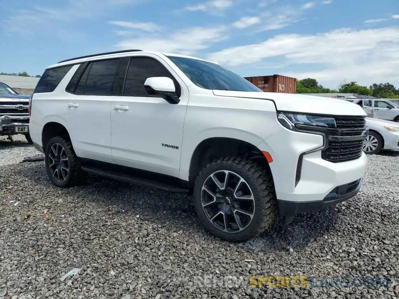 4 fotografías del automóvil dañado 1GNSCRKD9MR395972 CHEVROLET TAHOE 2021