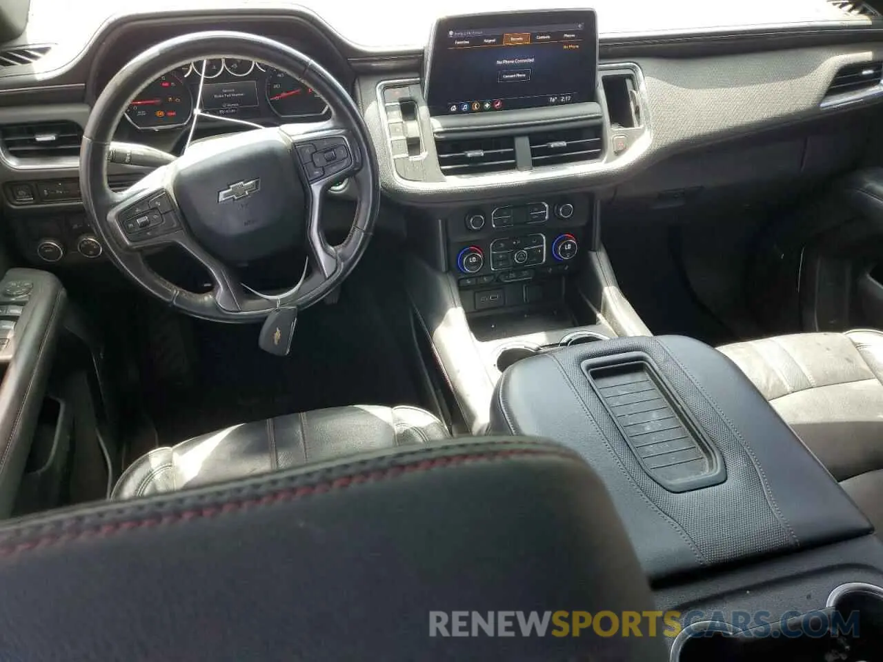 8 fotografías del automóvil dañado 1GNSCRKD9MR395972 CHEVROLET TAHOE 2021