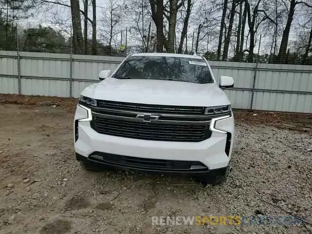 14 fotografías del automóvil dañado 1GNSCRKT5MR327806 CHEVROLET TAHOE 2021