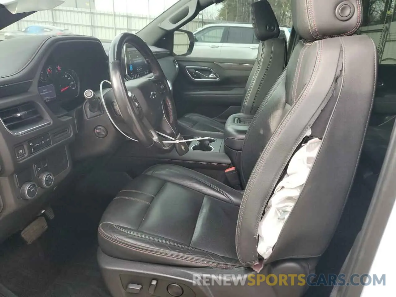 7 fotografías del automóvil dañado 1GNSCRKT5MR327806 CHEVROLET TAHOE 2021