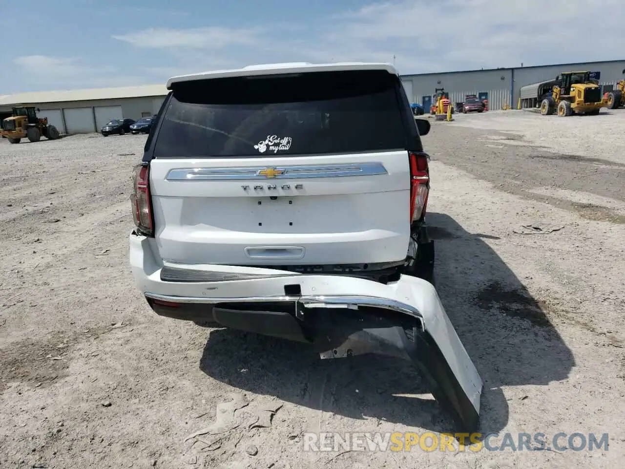6 fotografías del automóvil dañado 1GNSKMKD0MR315982 CHEVROLET TAHOE 2021