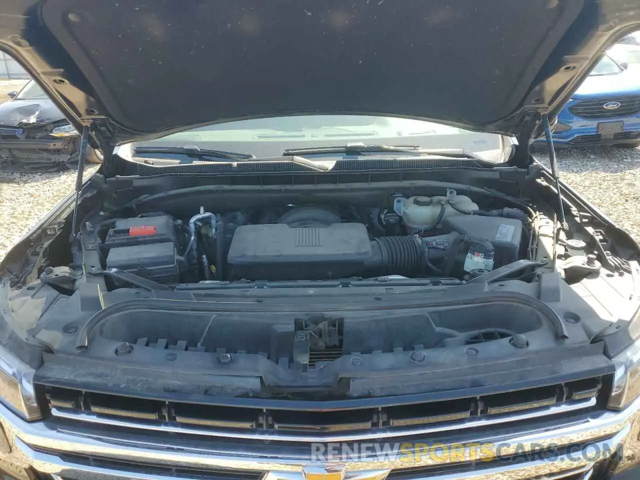 12 fotografías del automóvil dañado 1GNSKNKD0MR147671 CHEVROLET TAHOE 2021