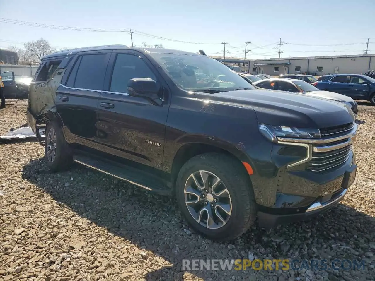 4 fotografías del automóvil dañado 1GNSKNKD0MR147671 CHEVROLET TAHOE 2021