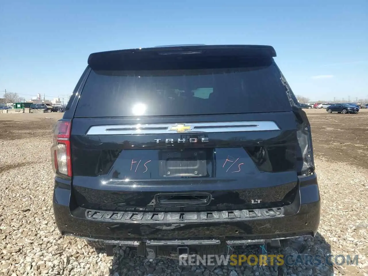 6 fotografías del automóvil dañado 1GNSKNKD0MR147671 CHEVROLET TAHOE 2021