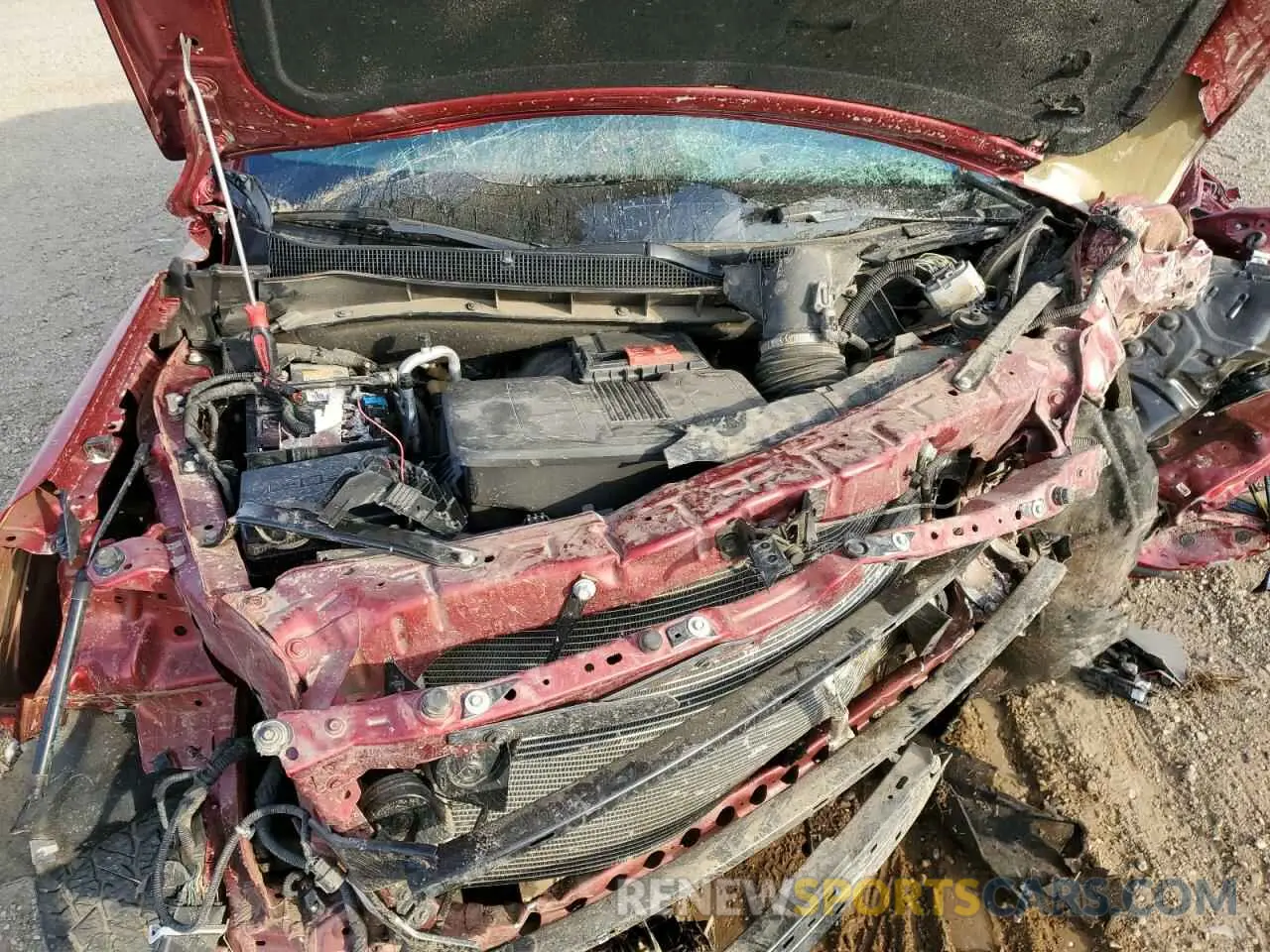 12 fotografías del automóvil dañado 1GNSKNKD1MR160347 CHEVROLET TAHOE 2021