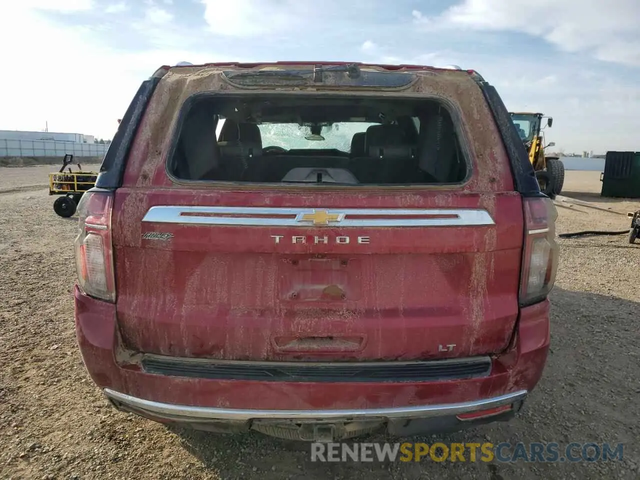 6 fotografías del automóvil dañado 1GNSKNKD1MR160347 CHEVROLET TAHOE 2021
