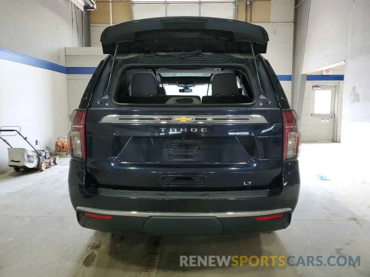 6 fotografías del automóvil dañado 1GNSKNKD2MR261591 CHEVROLET TAHOE 2021