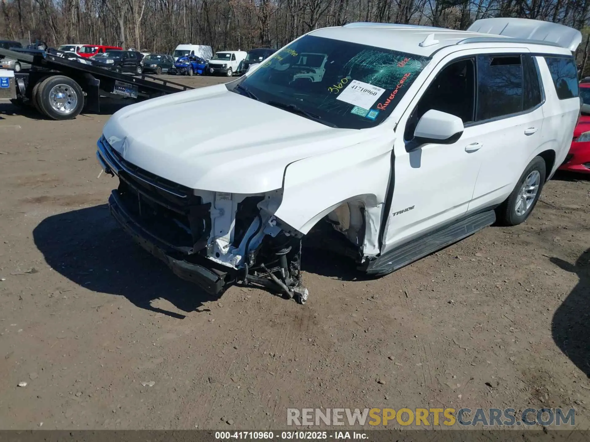 6 fotografías del automóvil dañado 1GNSKNKD2MR274146 CHEVROLET TAHOE 2021