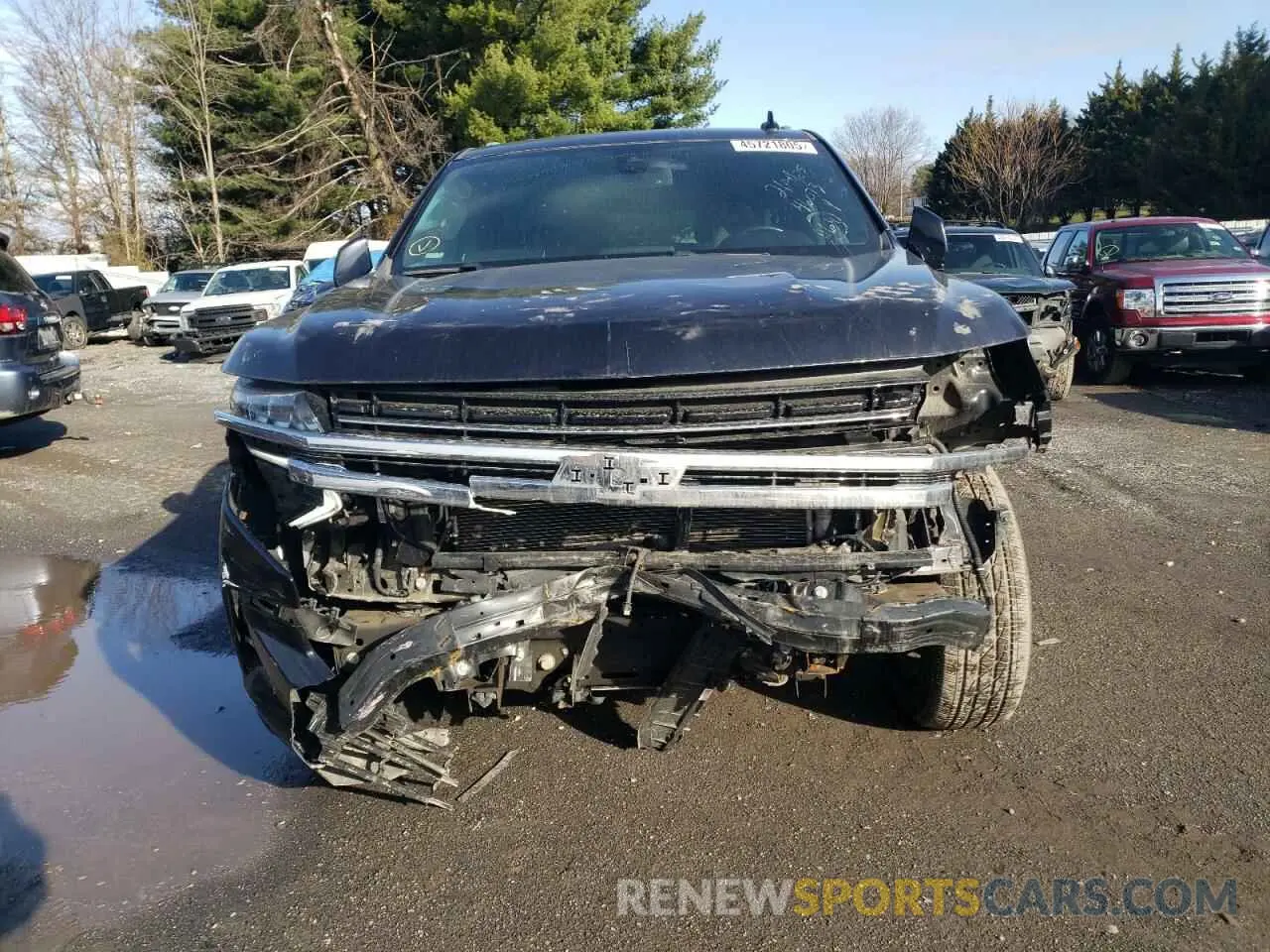 5 fotografías del automóvil dañado 1GNSKNKD2MR362677 CHEVROLET TAHOE 2021