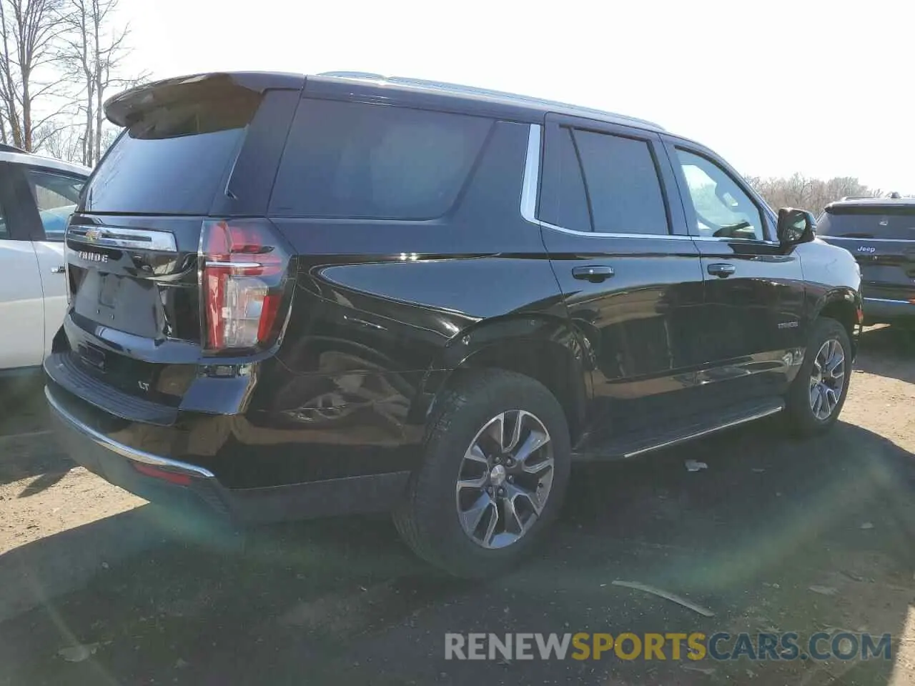 3 fotografías del automóvil dañado 1GNSKNKD3MR146174 CHEVROLET TAHOE 2021