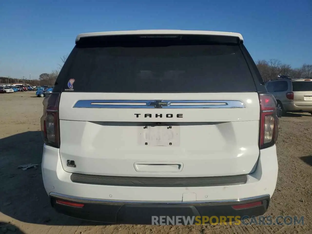 6 fotografías del automóvil dañado 1GNSKNKD6MR210773 CHEVROLET TAHOE 2021