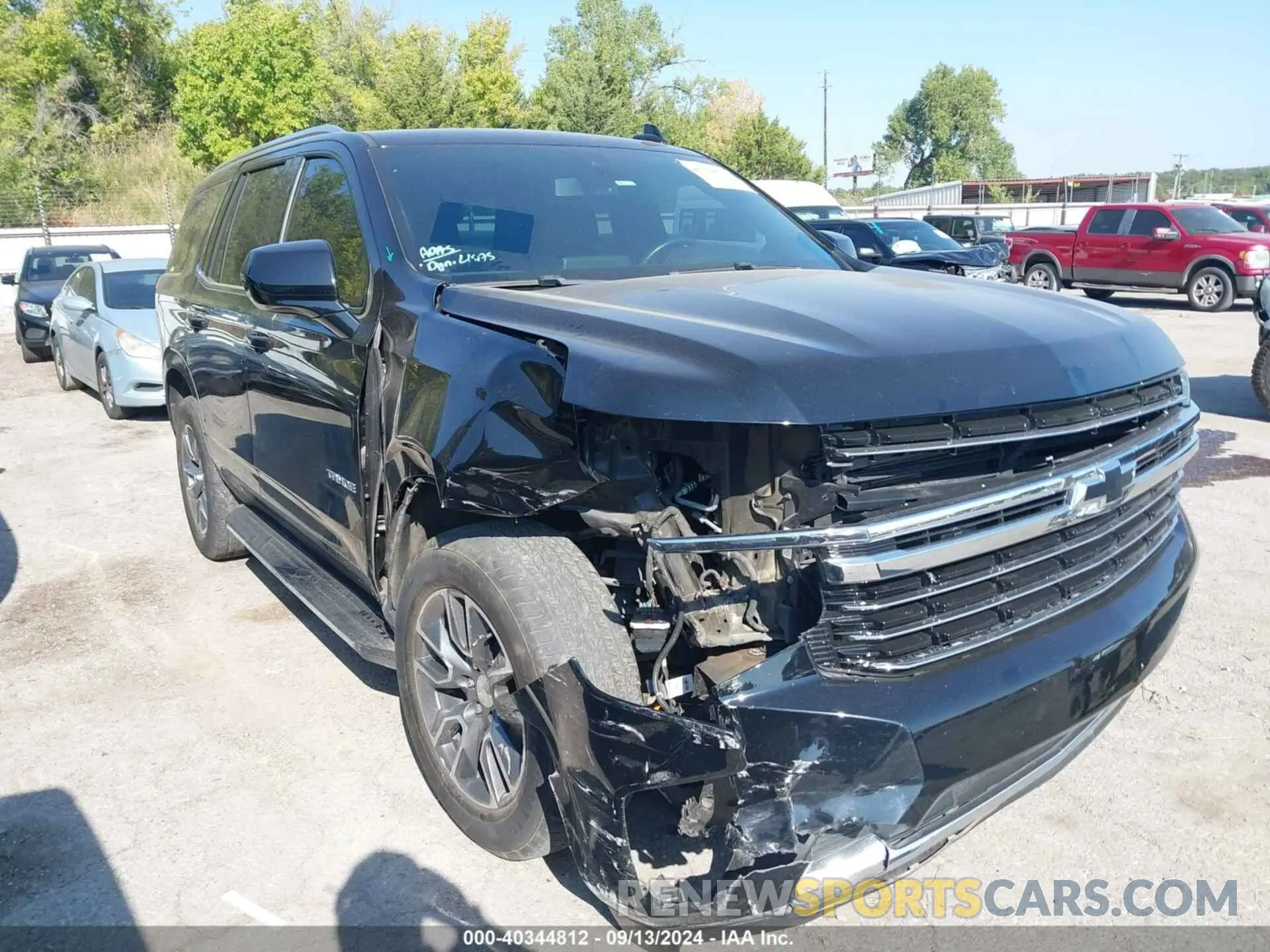 1 fotografías del automóvil dañado 1GNSKNKD8MR485559 CHEVROLET TAHOE 2021