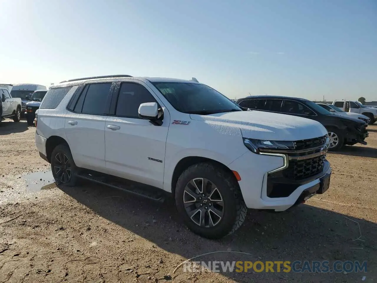 4 fotografías del automóvil dañado 1GNSKPKD3MR226425 CHEVROLET TAHOE 2021