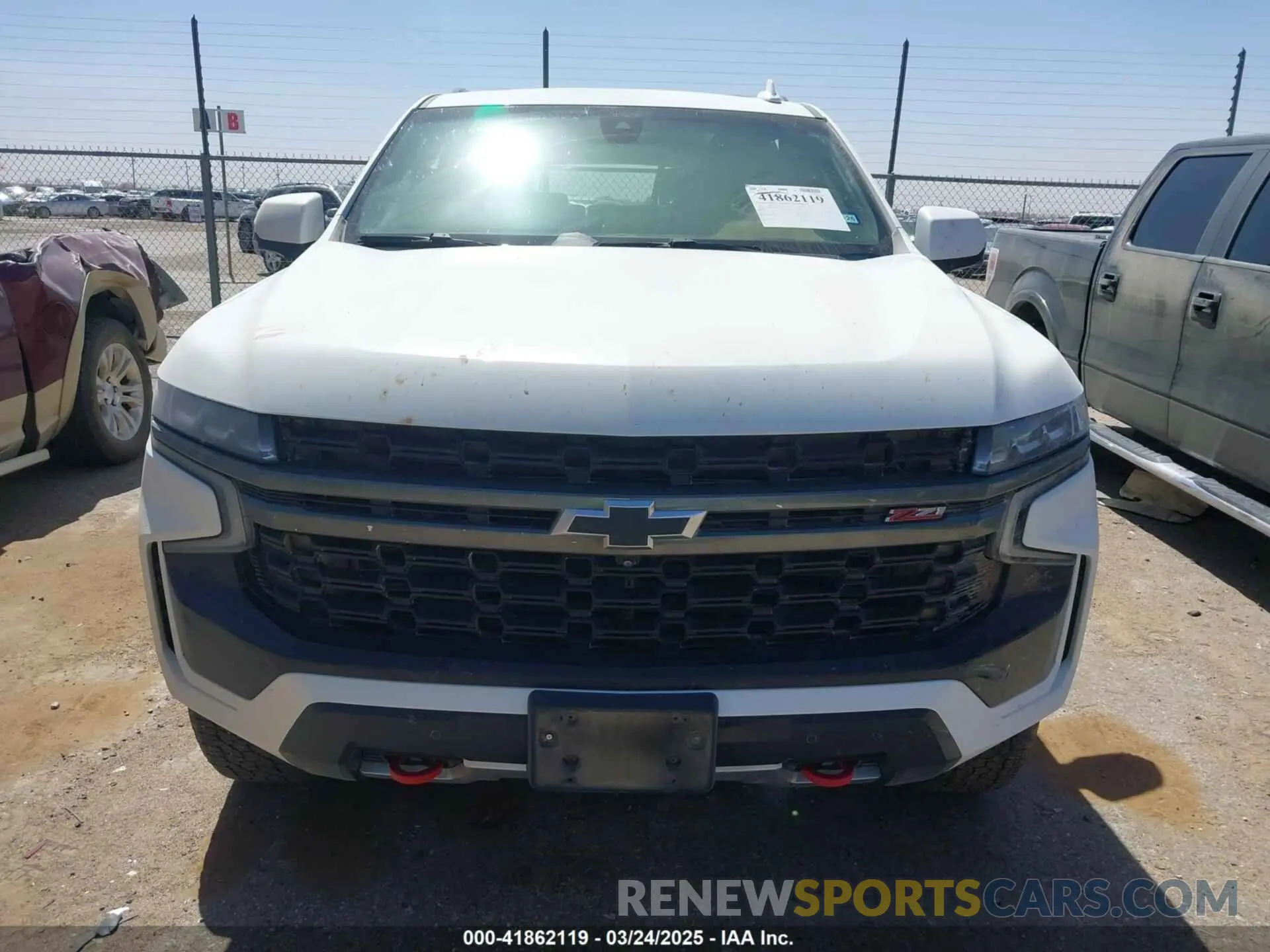 12 fotografías del automóvil dañado 1GNSKPKD6MR292371 CHEVROLET TAHOE 2021