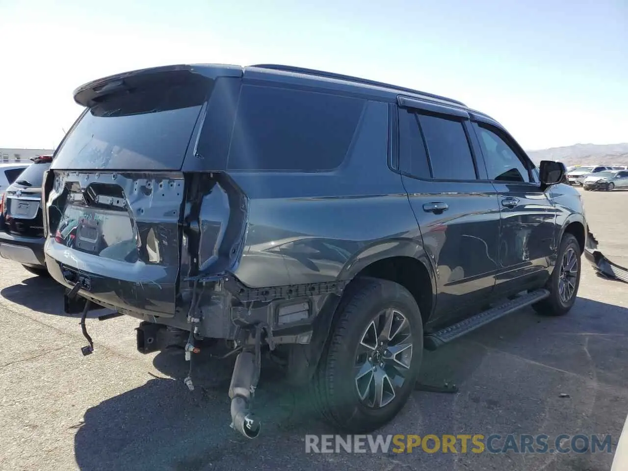 3 fotografías del automóvil dañado 1GNSKPKD7MR112430 CHEVROLET TAHOE 2021
