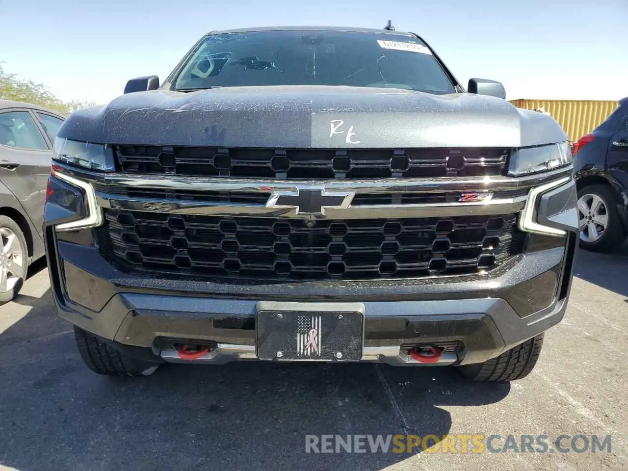 5 fotografías del automóvil dañado 1GNSKPKD7MR112430 CHEVROLET TAHOE 2021