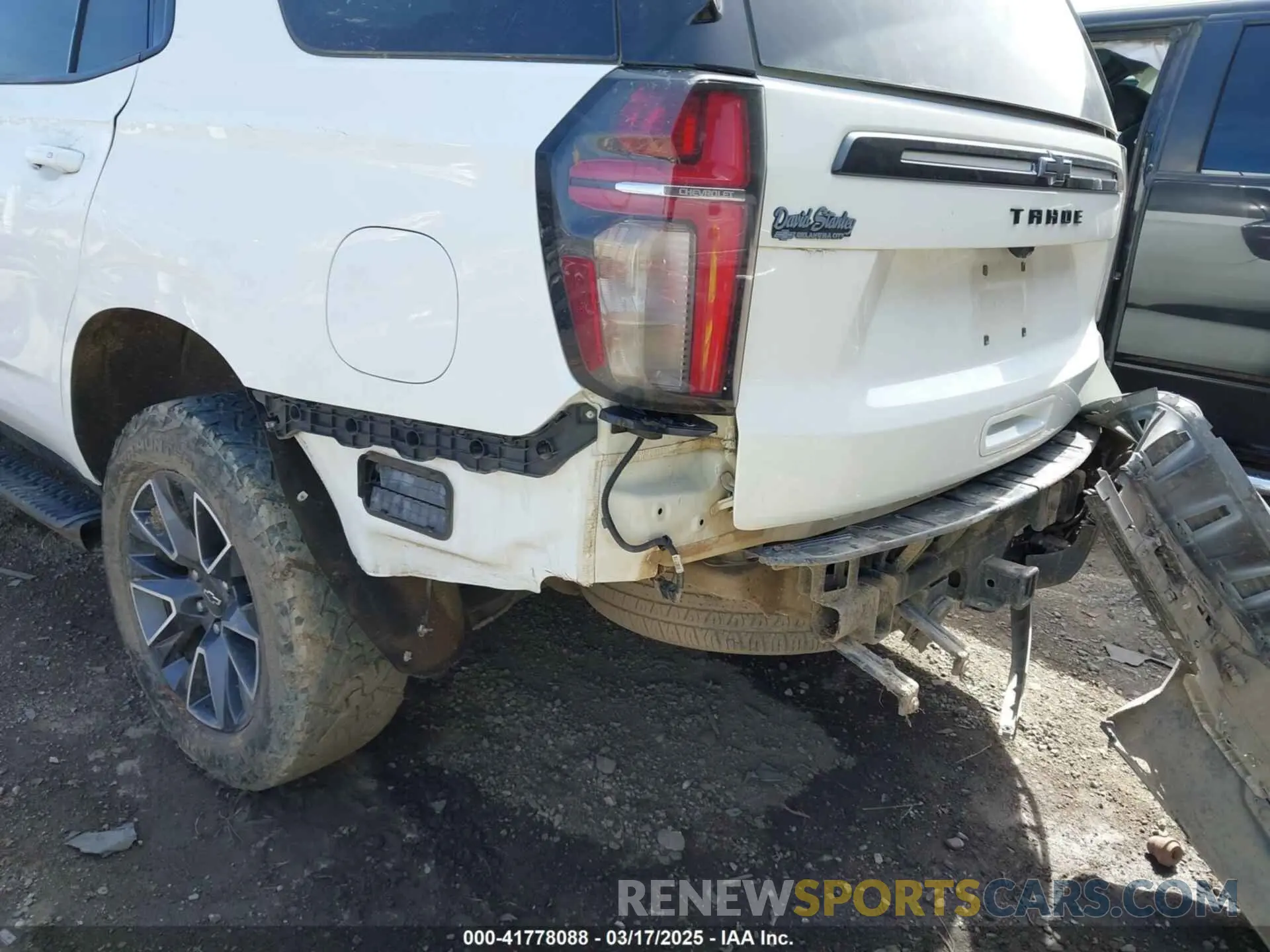 6 fotografías del automóvil dañado 1GNSKPKD7MR117286 CHEVROLET TAHOE 2021