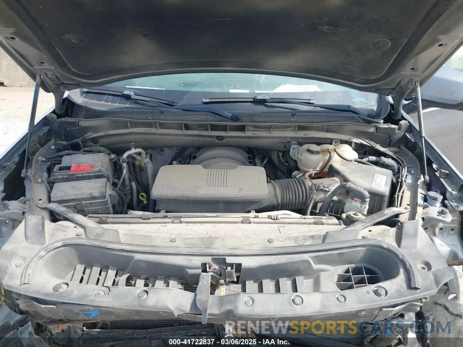 10 fotografías del automóvil dañado 1GNSKPKD9MR324875 CHEVROLET TAHOE 2021