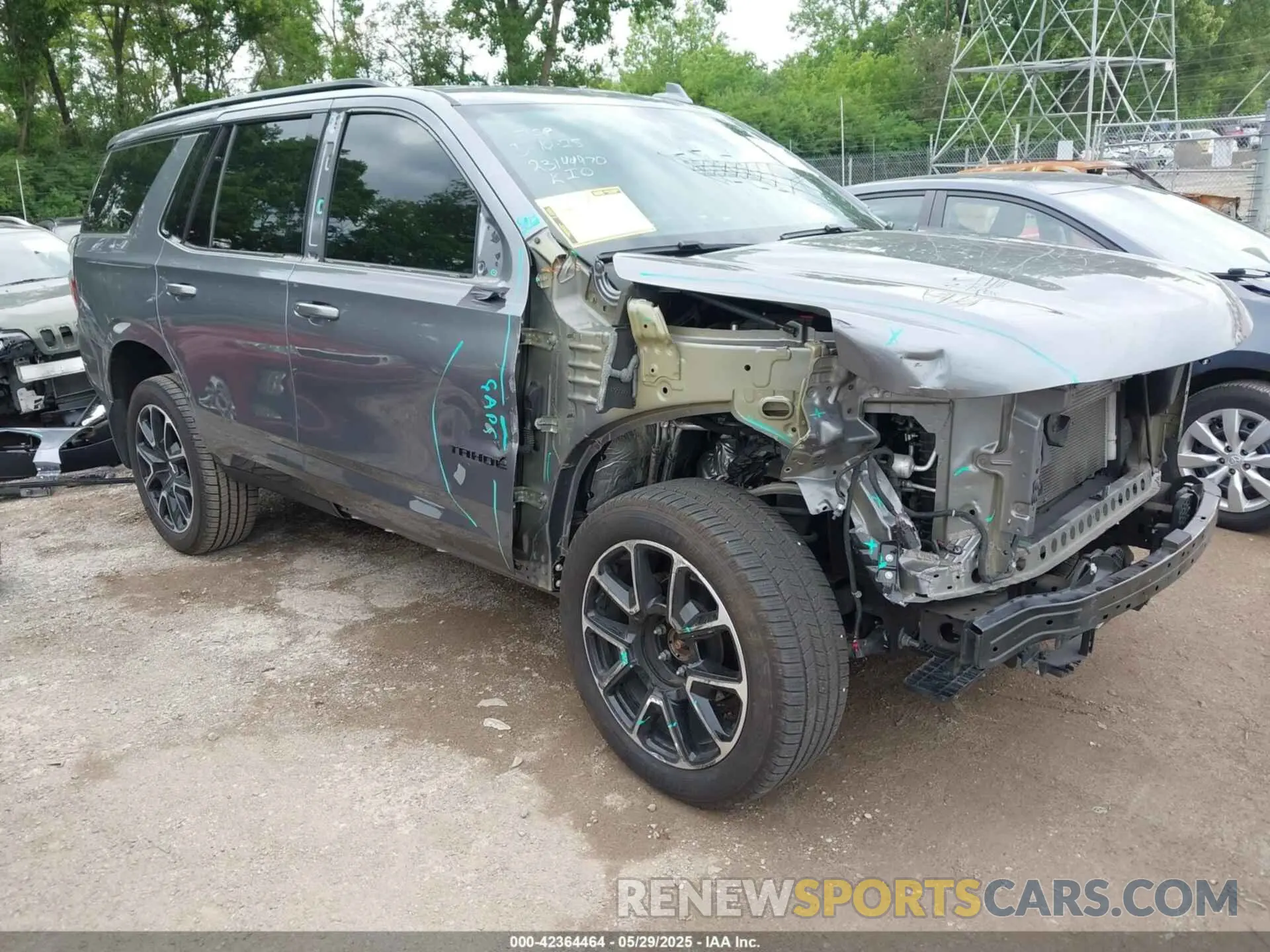 1 fotografías del automóvil dañado 1GNSKRKD8MR208630 CHEVROLET TAHOE 2021
