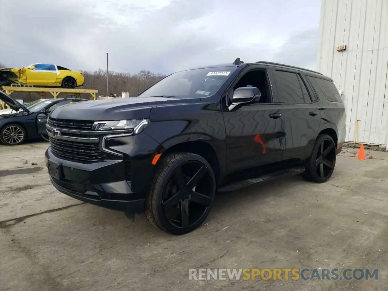 1 fotografías del automóvil dañado 1GNSKRKD9MR320160 CHEVROLET TAHOE 2021