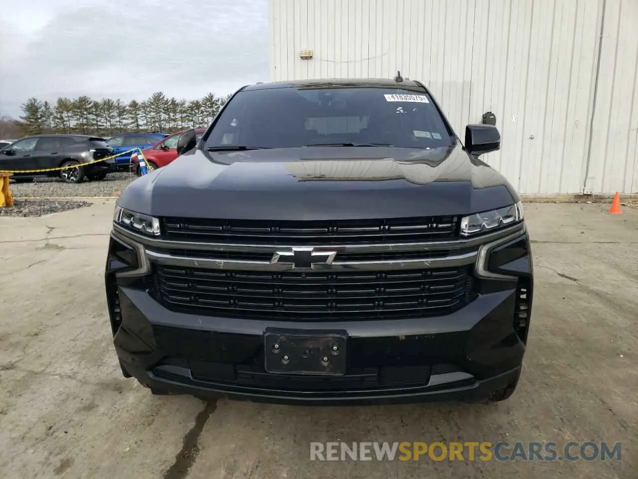 5 fotografías del automóvil dañado 1GNSKRKD9MR320160 CHEVROLET TAHOE 2021