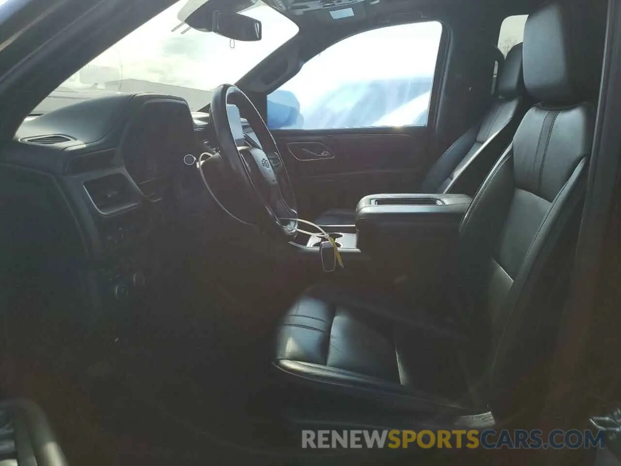 7 fotografías del automóvil dañado 1GNSKRKD9MR320160 CHEVROLET TAHOE 2021