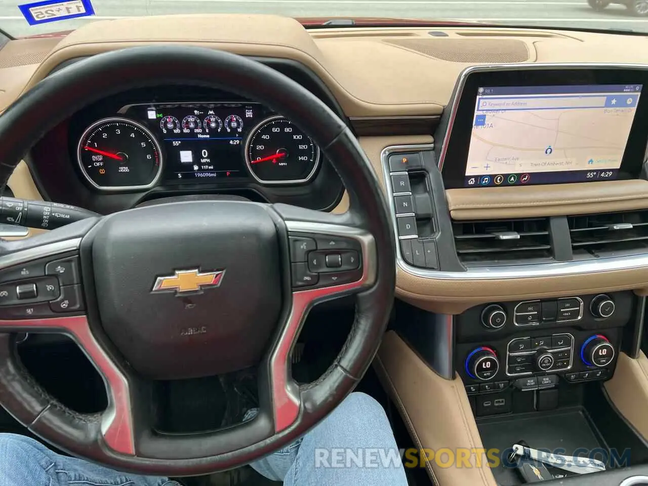 7 fotografías del automóvil dañado 1GNSKSKD4MR128426 CHEVROLET TAHOE 2021