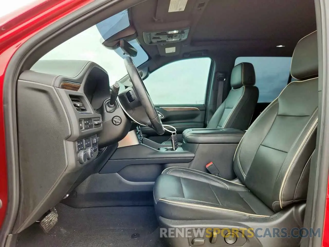 7 fotografías del automóvil dañado 1GNSKSKD7MR131224 CHEVROLET TAHOE 2021