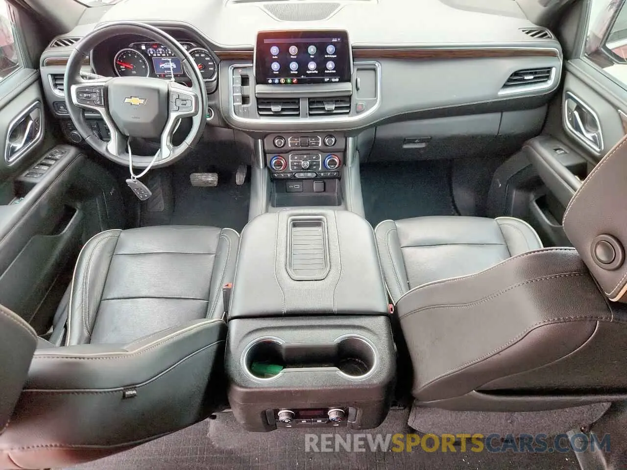 8 fotografías del automóvil dañado 1GNSKSKD7MR131224 CHEVROLET TAHOE 2021