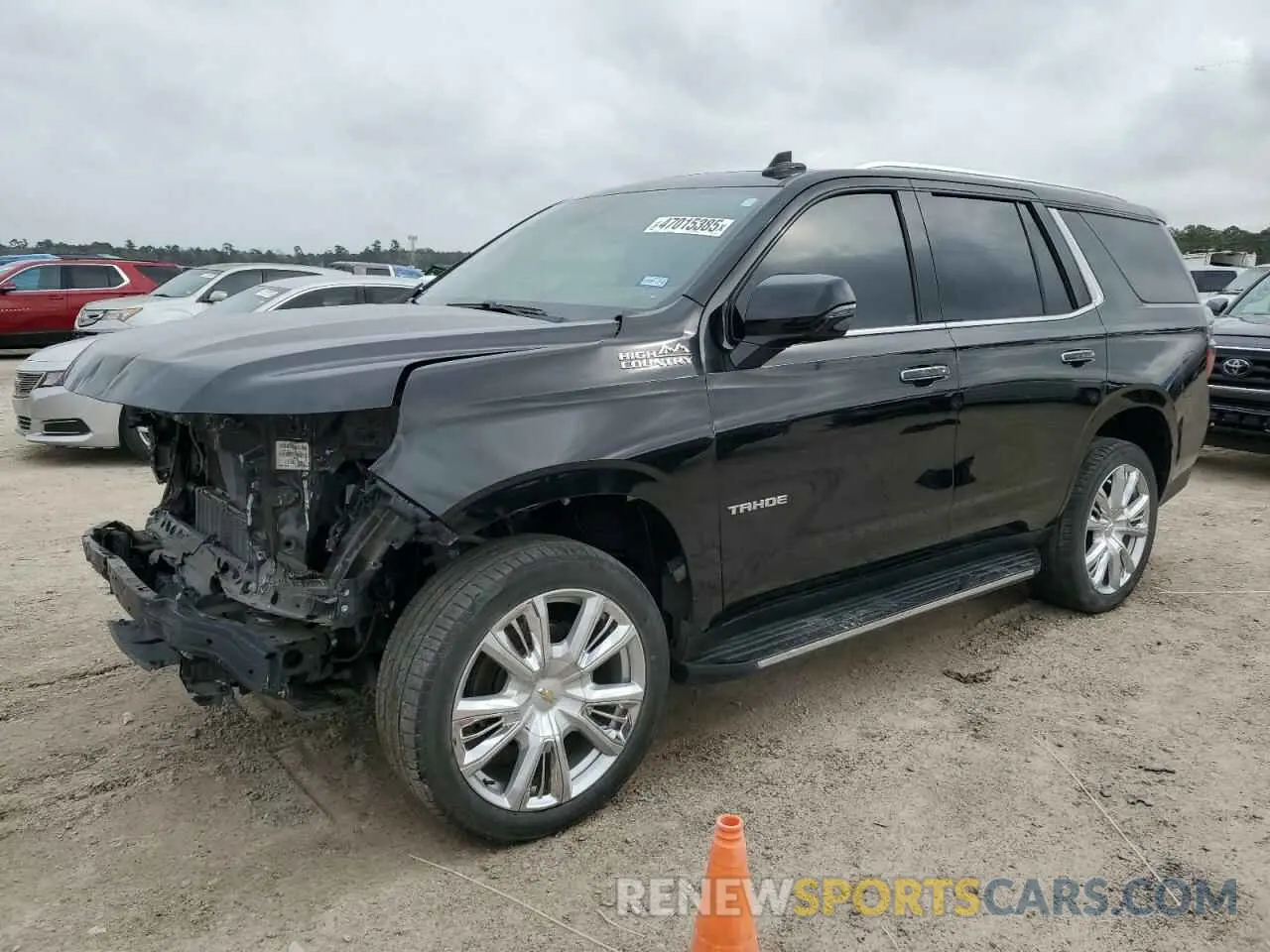 1 fotografías del automóvil dañado 1GNSKTKT8MR474301 CHEVROLET TAHOE 2021