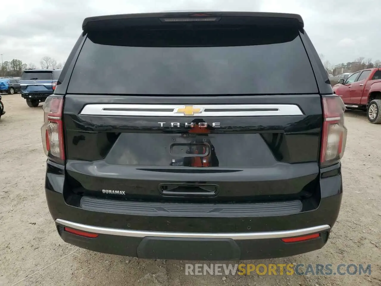 6 fotografías del automóvil dañado 1GNSKTKT8MR474301 CHEVROLET TAHOE 2021