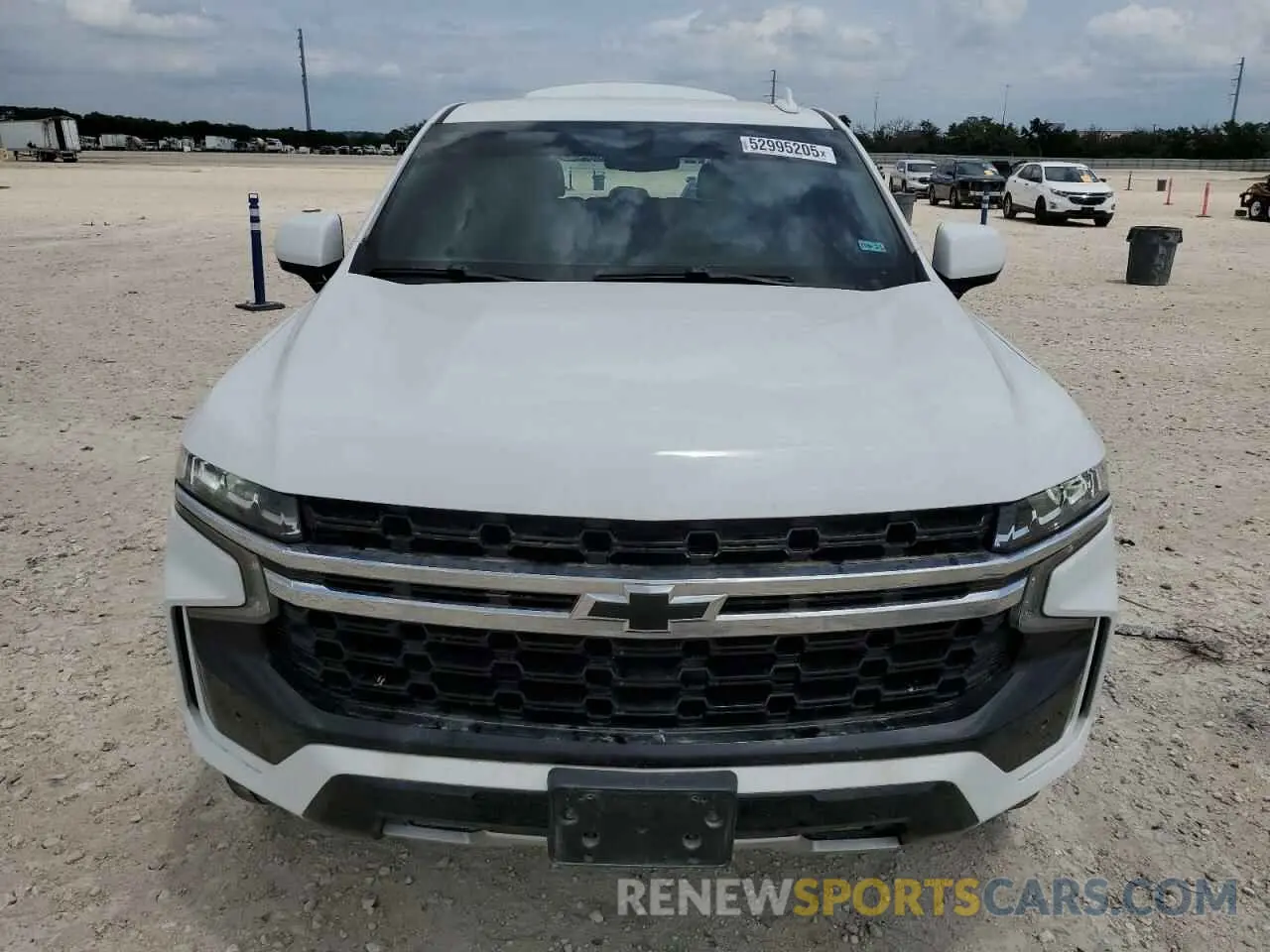 5 fotografías del automóvil dañado 1NGSCLED0MR351867 CHEVROLET TAHOE 2021
